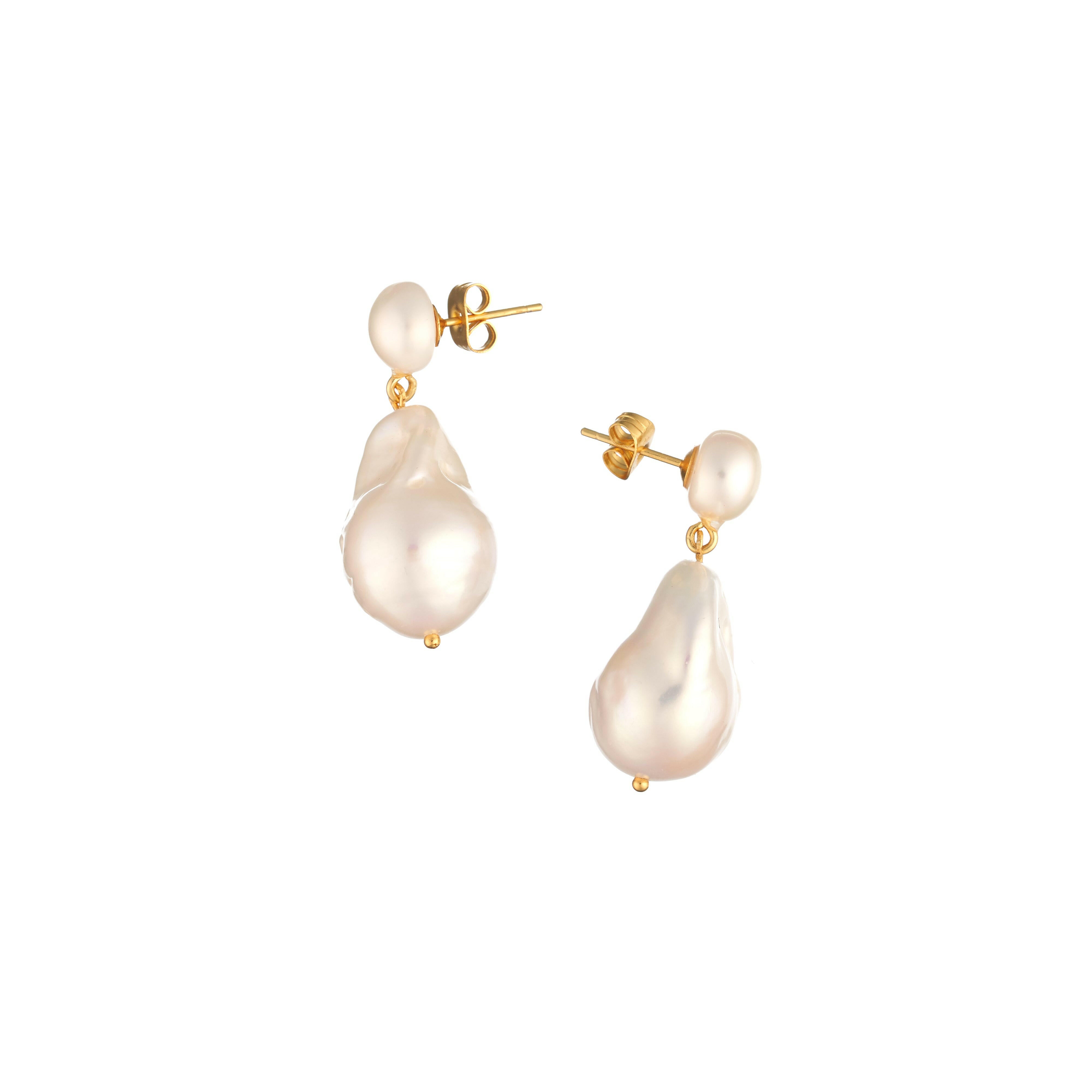 Baroque Pearl Earrings ETERICA