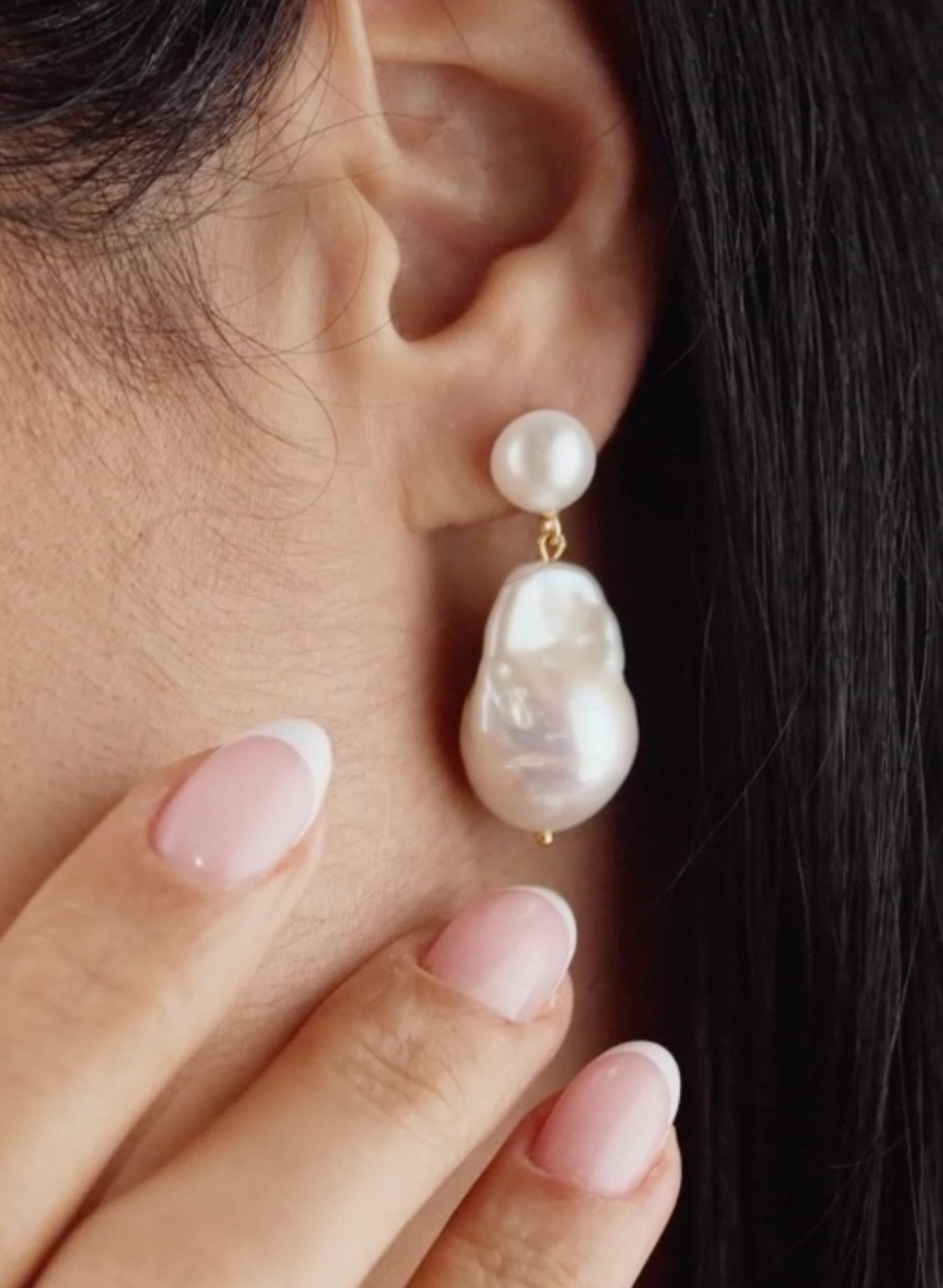 Baroque Pearl Earrings